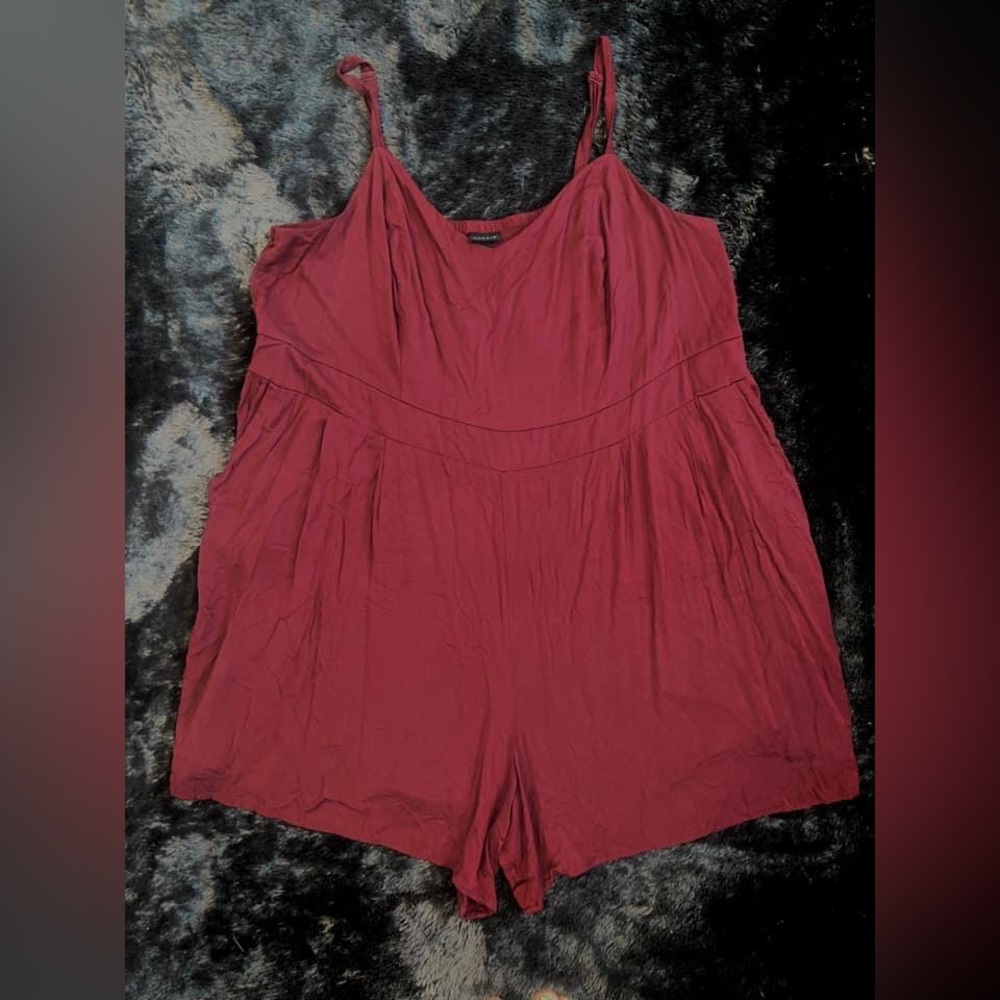 Maroon romper torrid